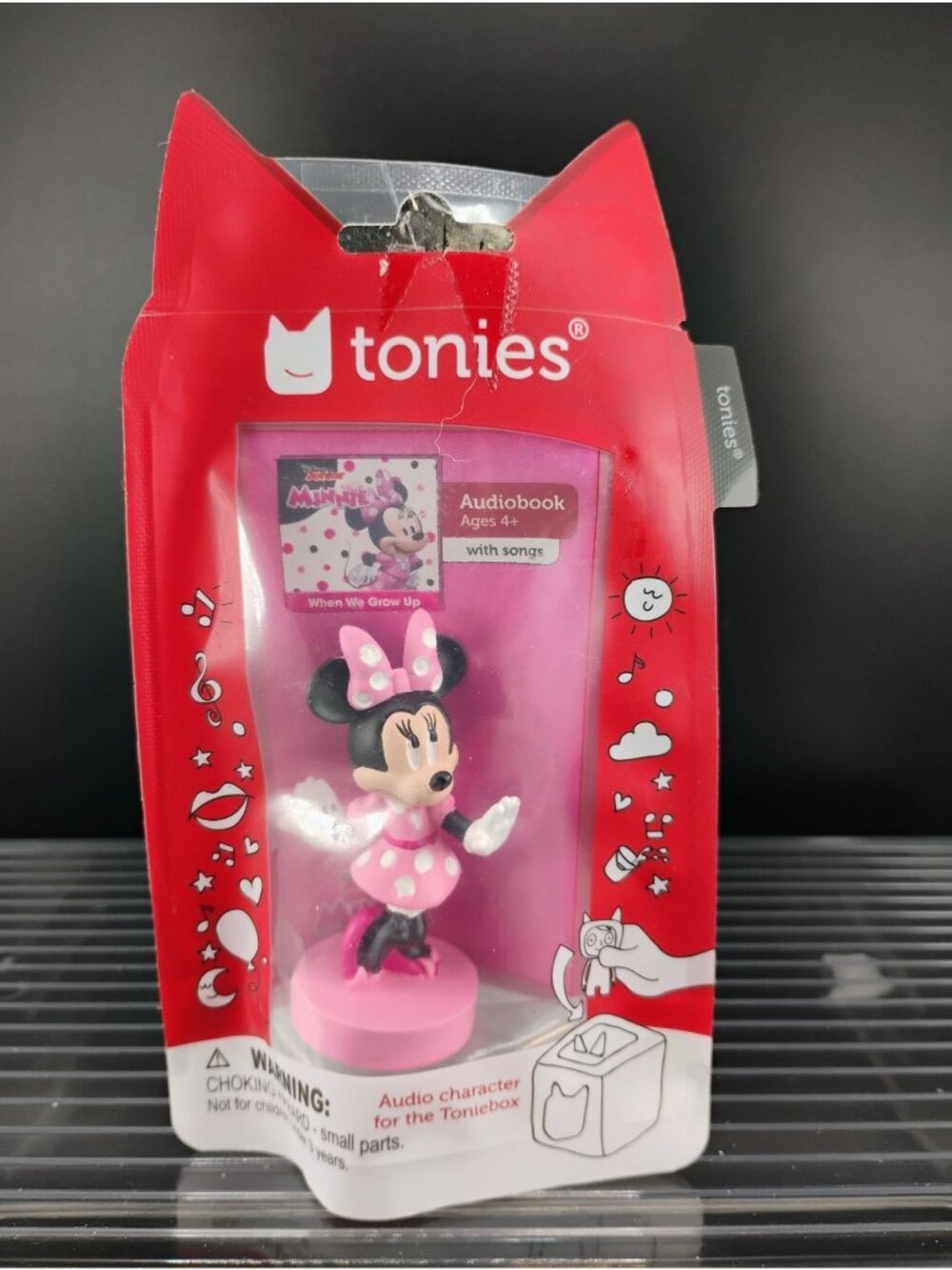 Tonies Minnie Mouse Audiobook Character Ages 4+ Disney Songs